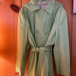 White Stag Vintage Raincoat  Lime Green 3X